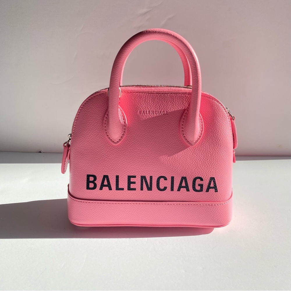 Balenciaga Ville Top Handle Bag XXS NWT Pink